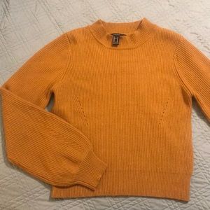 Mustard yellow sweater w/ bell sleeve